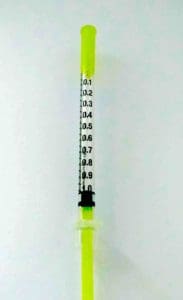 ML mix Full syringe of water for Melanotan 2 tanning injections
