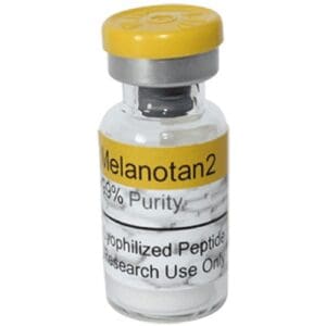 Melanotan 2 tanning peptide vial – bronze boosting injection