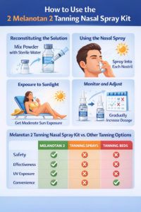 2 Melanotan 2 Tanning Nasal Spray Kits - info